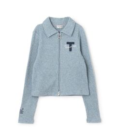 KP / ケーピー カーディガン・ボレロ | 【Trois Lapins】 ダブルジップ リブカーディガン