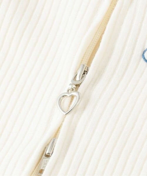 KP / ケーピー カーディガン・ボレロ | 【Trois Lapins】 ダブルジップ リブカーディガン | 詳細6