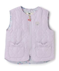 KP / ケーピー ダウンジャケット・ベスト | チェリーキルトタフタ ジップアップベスト