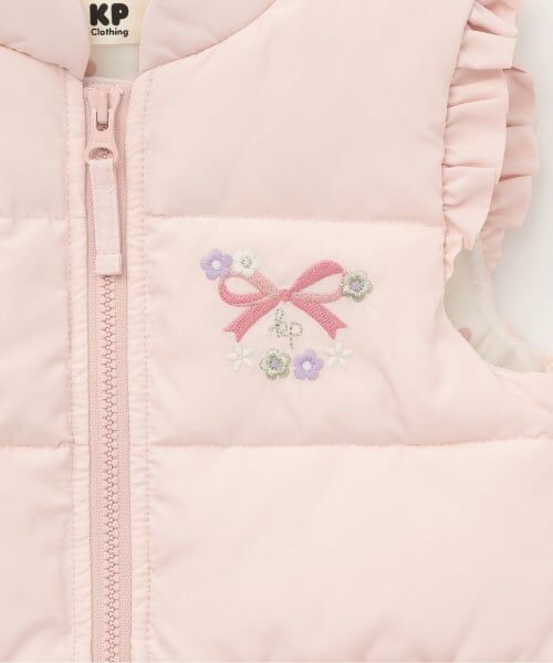 KP / ケーピー ダウンジャケット・ベスト | フリル ダウンベスト | 詳細3