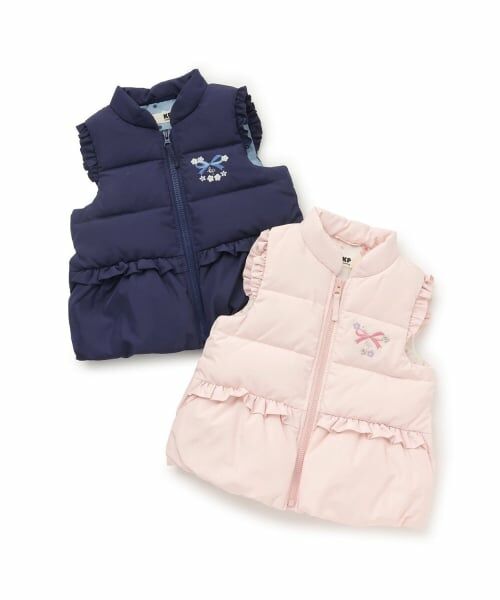 KP / ケーピー ダウンジャケット・ベスト | フリル ダウンベスト | 詳細9
