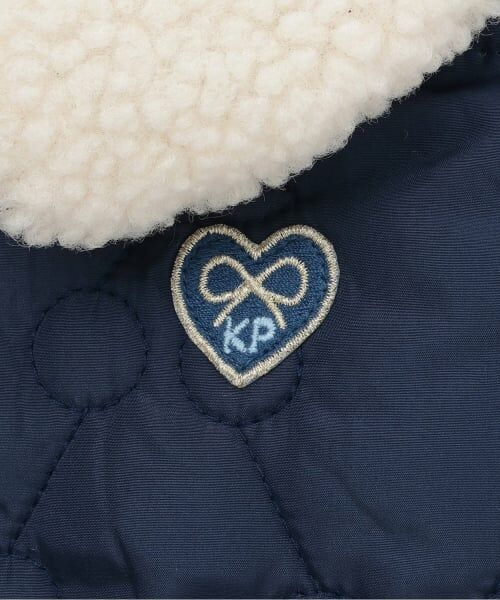 KP / ケーピー ブルゾン | ボア衿 チェリーキルトタフタ ジャケット | 詳細3