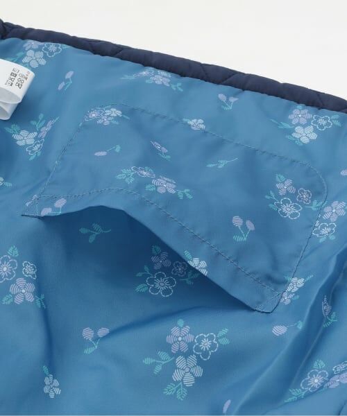 KP / ケーピー ブルゾン | ボア衿 チェリーキルトタフタ ジャケット | 詳細6