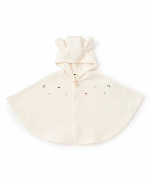 KP / ケーピー ベビー・キッズウエア | mimiちゃん編ぐるみ フリースマント（オフ ホワイト）