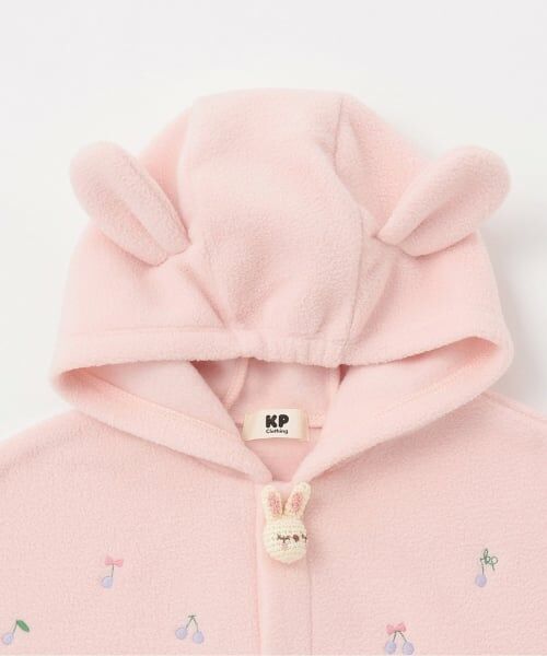 KP / ケーピー ベビー・キッズウエア | mimiちゃん編ぐるみ フリースマント | 詳細2