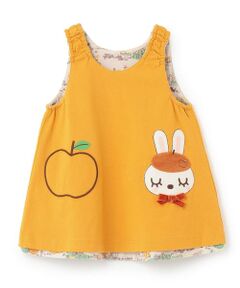 KP / ケーピー ミニ丈・ひざ丈ワンピース | mimiちゃん秋の街並み柄 リバーシブルジャンパースカート