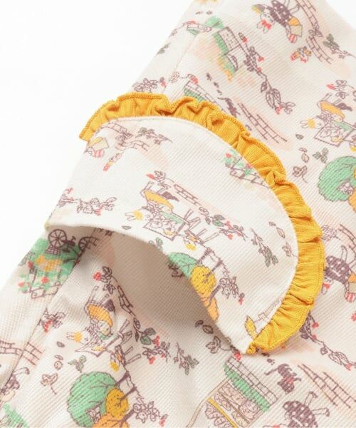 KP / ケーピー ミニ丈・ひざ丈ワンピース | mimiちゃん秋の街並み柄 リバーシブルジャンパースカート | 詳細10