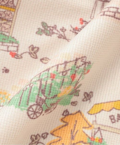 KP / ケーピー ミニ丈・ひざ丈ワンピース | mimiちゃん秋の街並み柄 リバーシブルジャンパースカート | 詳細11