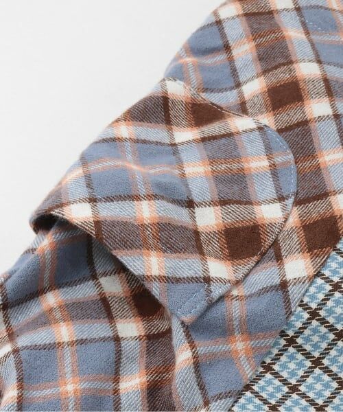 KP / ケーピー ミニ丈・ひざ丈ワンピース | チェック×mimiちゃん刺しゅう リバーシブルジャンスカ | 詳細8