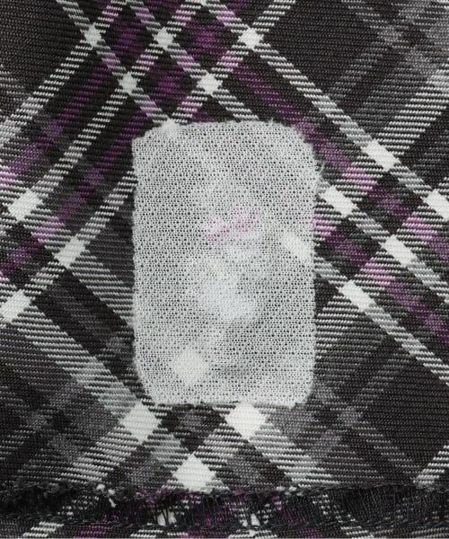 KP / ケーピー ミニ丈・ひざ丈ワンピース | レイヤード風チェックワンピース | 詳細9