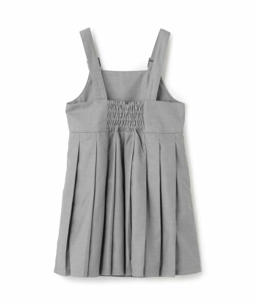 KP / ケーピー ミニ丈・ひざ丈ワンピース | 【Trois Lapins】 TRプリーツ ジャンパースカート | 詳細1