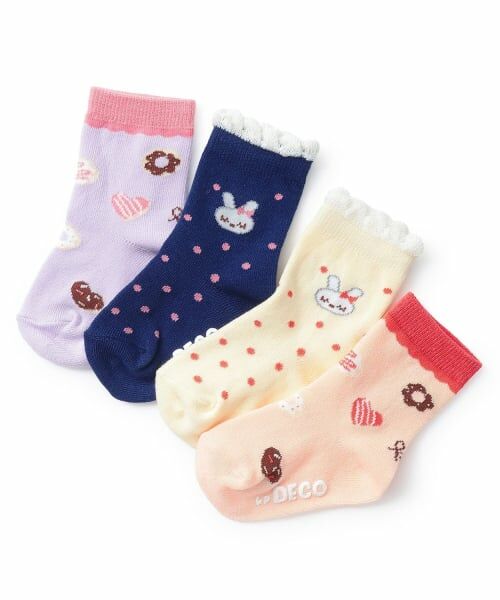 KP / ケーピー ソックス | mimiちゃんハート 2Pソックス | 詳細5