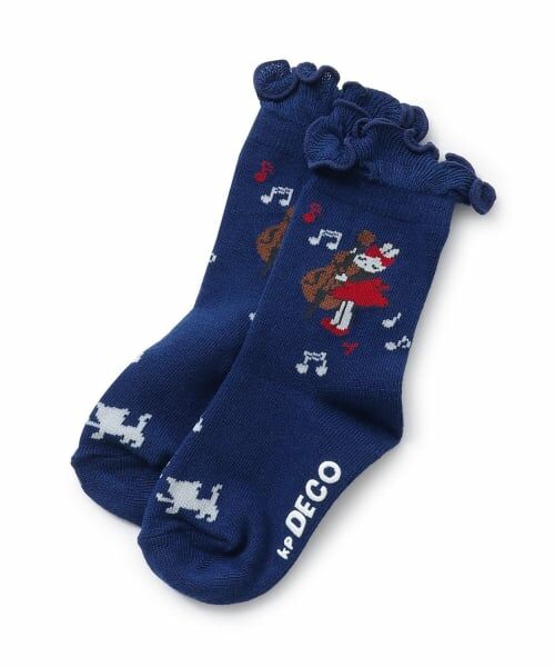 KP / ケーピー ソックス | 音楽家mimiちゃん ソックス（紺）