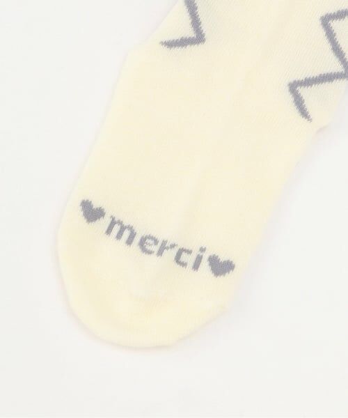 KP / ケーピー ソックス | レースアップ柄 ハイソックス | 詳細1