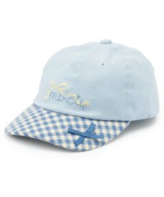 KP / ケーピー キャップ | ギンガムブリム ロゴキャップ