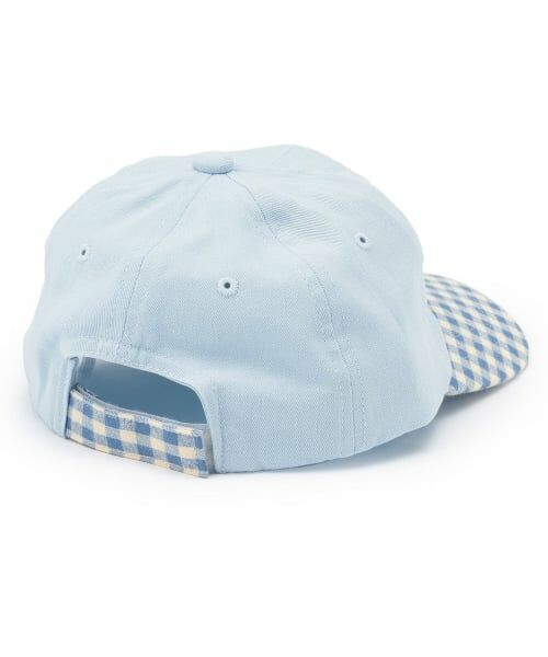 KP / ケーピー キャップ | ギンガムブリム ロゴキャップ | 詳細1