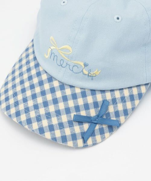 KP / ケーピー キャップ | ギンガムブリム ロゴキャップ | 詳細2