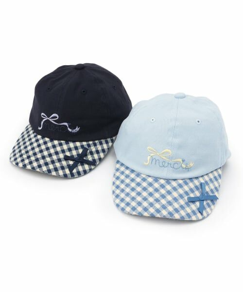 KP / ケーピー キャップ | ギンガムブリム ロゴキャップ | 詳細6