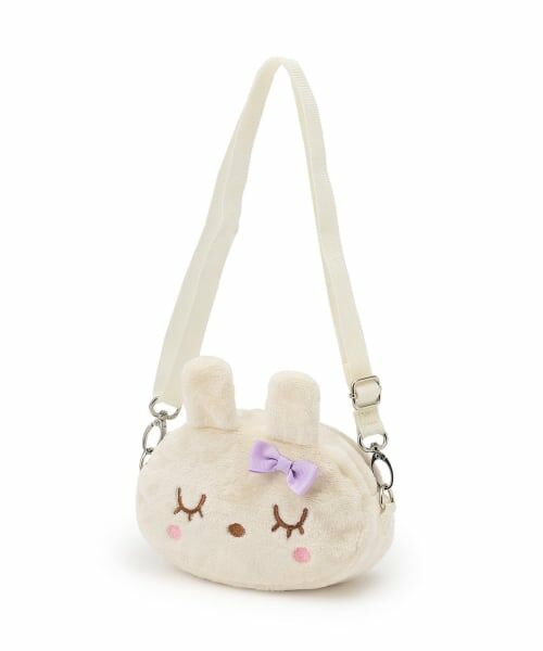 KP / ケーピー ショルダーバッグ | mimiちゃん＆ココちゃん リバーシブルショルダーバッグ（オフ ホワイト）