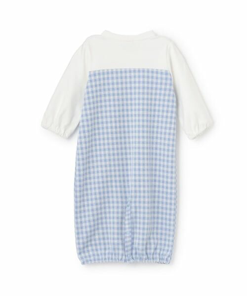 KP / ケーピー ロンパース | ギンガムジャカード切り替え2WAYドレス | 詳細1