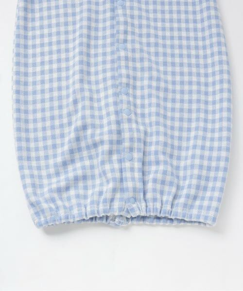 KP / ケーピー ロンパース | ギンガムジャカード切り替え2WAYドレス | 詳細5