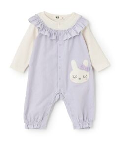 KP / ケーピー ロンパース | mimiちゃんシャツコールフリル カバーオール