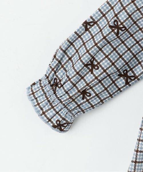 KP / ケーピー ロンパース | リボンチェック×天竺 カバーオール 【別衿付き】 | 詳細7