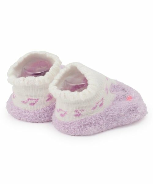 KP / ケーピー ベビー・キッズウエア | mimiちゃん×音符柄 BABYソックス | 詳細1