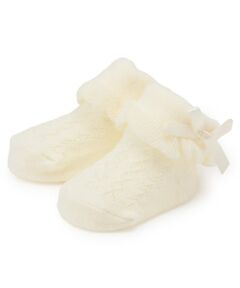 KP / ケーピー ベビー・キッズウエア | リボンつき 折り返しBABYソックス