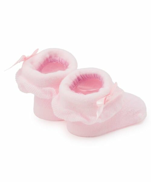 KP / ケーピー ベビー・キッズウエア | リボンつき 折り返しBABYソックス | 詳細1