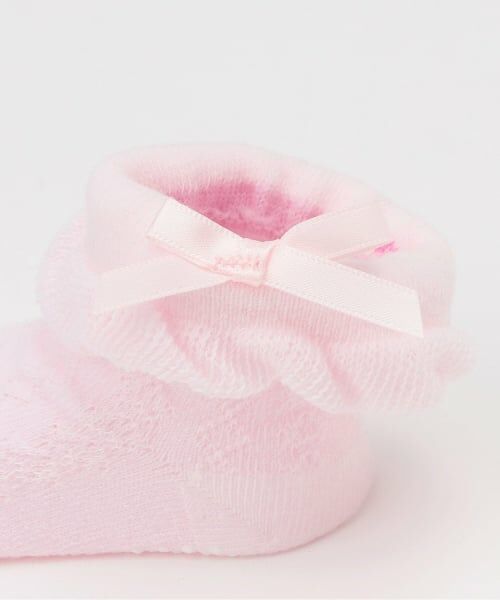 KP / ケーピー ベビー・キッズウエア | リボンつき 折り返しBABYソックス | 詳細2