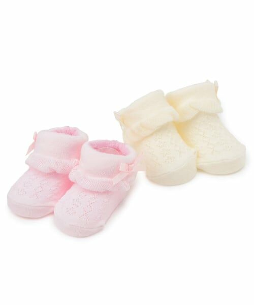 KP / ケーピー ベビー・キッズウエア | リボンつき 折り返しBABYソックス | 詳細4
