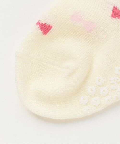 KP / ケーピー ベビー・キッズウエア | リボン総柄 BABYソックス | 詳細2