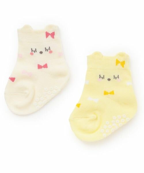 KP / ケーピー ベビー・キッズウエア | リボン総柄 BABYソックス | 詳細5