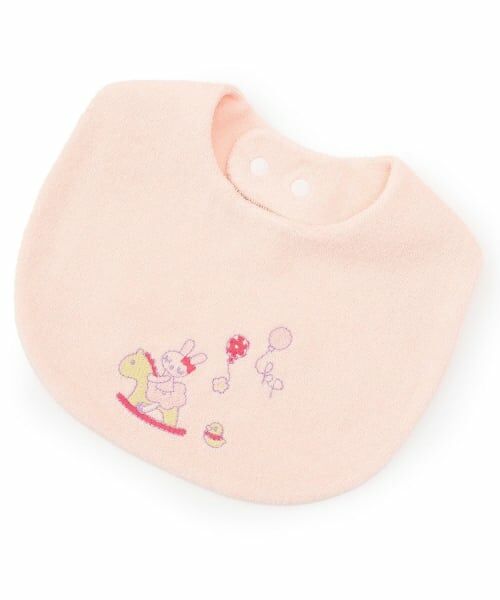 KP / ケーピー スタイ・ビブ | mimiちゃん木馬刺しゅう スタイ（ピンク）