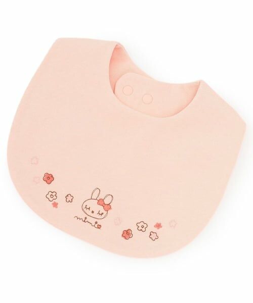 KP / ケーピー スタイ・ビブ | mimiちゃん花刺しゅう スタイ（ピンク）
