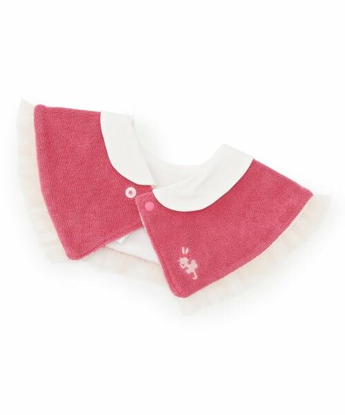 KP / ケーピー スタイ・ビブ | 衿風 レースフリル スタイ | 詳細1