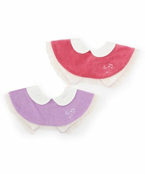 KP / ケーピー スタイ・ビブ | 衿風 レースフリル スタイ | 詳細5