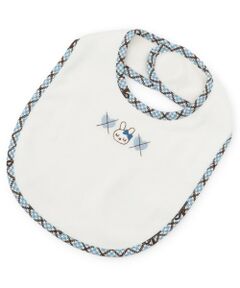 KP / ケーピー スタイ・ビブ | mimiちゃんチェックトリミング スタイ