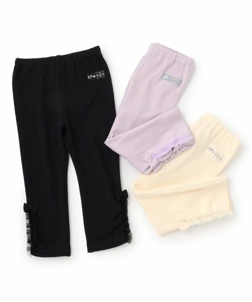 KP / ケーピー レギンス・スパッツ | サイドフリル スムース裏起毛 スパッツ | 詳細5