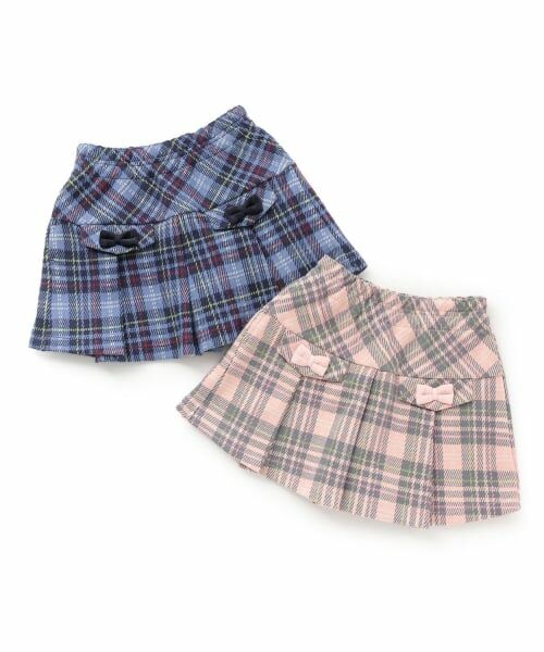 KP / ケーピー ショート・ハーフ・半端丈パンツ | Wジャカードチェック スカパン | 詳細10