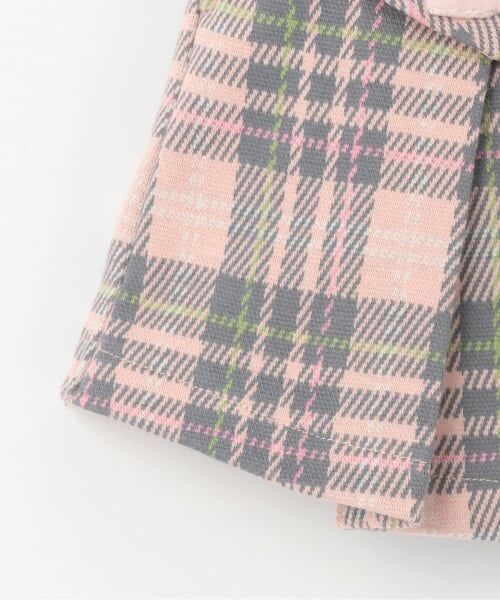 KP / ケーピー ショート・ハーフ・半端丈パンツ | Wジャカードチェック スカパン | 詳細5