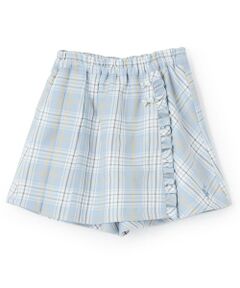 KP / ケーピー ショート・ハーフ・半端丈パンツ | ラメチェック キュロット