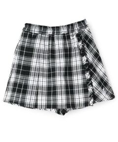 KP / ケーピー ショート・ハーフ・半端丈パンツ | ラメチェック キュロット