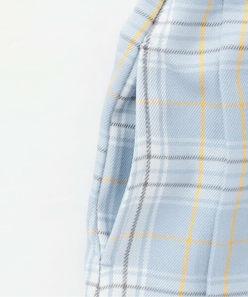 KP / ケーピー ショート・ハーフ・半端丈パンツ | ラメチェック キュロット | 詳細3