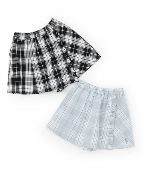 KP / ケーピー ショート・ハーフ・半端丈パンツ | ラメチェック キュロット | 詳細8