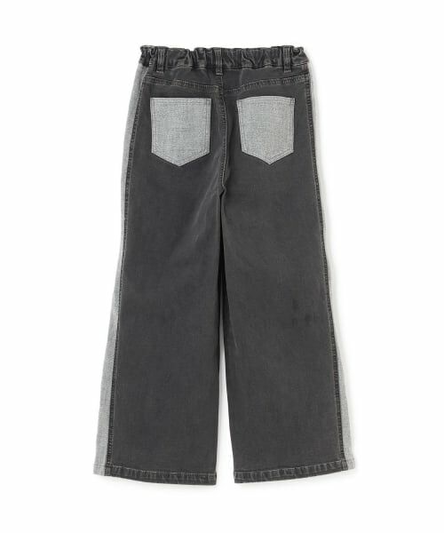 KP / ケーピー その他パンツ | 【trois lapins】 リボン刺シュウ バイカラーデニムパンツ | 詳細1