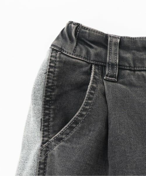 KP / ケーピー その他パンツ | 【trois lapins】 リボン刺シュウ バイカラーデニムパンツ | 詳細4