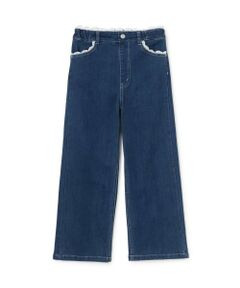 KP / ケーピー その他パンツ | 【trois lapins】 レース×デニム パンツ