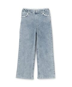 KP / ケーピー その他パンツ | 【trois lapins】 レース×デニム パンツ